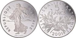 World Coins - Coin, France, Semeuse, 5 Francs, 2001, Paris, Proof, , Nickel Clad