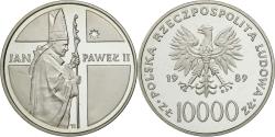 World Coins - Coin, Poland, 10000 Zlotych, 1989, Warsaw, , Silver, KM:237