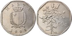 World Coins - Coin, Malta, 50 Cents, 1998, , Copper-nickel, KM:98
