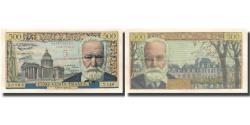 World Coins - France, 5 Nouveaux Francs on 500 Francs, Victor Hugo, 1958, 1958-10-30
