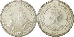 World Coins - France, Medal, Royal, Clovis, History, Dynastie des Mérovingiens,