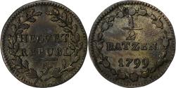 World Coins - Switzerland, 1/2 Batzen, 1799, Billon, , KM:A5