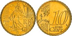 World Coins - France, 10 Euro Cent, 2010, Paris, , Brass, KM:1410