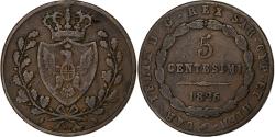 World Coins - ITALIAN STATES, SARDINIA, Carlo Felice, 5 Centesimi, 1826, Turin, Copper