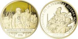 World Coins - France, Medal, Centenaire Première Guerre Mondiale, Bataille de Verdun, WAR