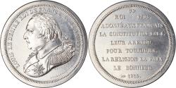 World Coins - France, Medal, Les rois de France, Louis XVIII, History, Piéfort,