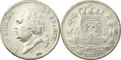 World Coins - Coin, France, Louis XVIII, 5 Francs, 1822, Rouen,