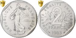 World Coins - France, 2 Francs, Semeuse, 1983, Paris, Nickel, PCGS, , Gadoury:547