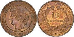 World Coins - Coin, France, Cérès, 10 Centimes, 1885, Paris, , Bronze, KM:815.1