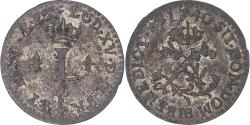 World Coins - Coin, France, Louis XV, Sol, 1740, Strasbourg, , Billon, KM:501.3