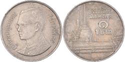 World Coins - Thailand, 1 Baht, 2530