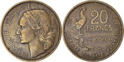 World Coins - Coin, France, Guiraud, 20 Francs, 1953, Paris, , Aluminum-Bronze
