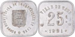 World Coins - Coin, France, Union commerciale et industrielle de Caen, 25 Centimes, 1921