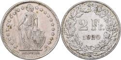 World Coins - Switzerland, 2 Francs, 1920, Bern, Silver, , KM:21