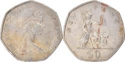 World Coins - Coin, Great Britain, Elizabeth II, 50 New Pence, 1969, , Copper-nickel