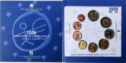 World Coins - Italy, Set 1 ct. - 2 Euro, Coin card, 2009, Rome,