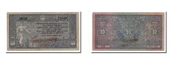 World Coins - Banknote, Yugoslavia, 40 Kronen on 10 Dinara, 1919, 1919-02-01, EF(40-45)