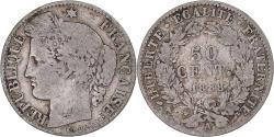 World Coins - France, Cérès, 50 Centimes, 1888, Paris, , Silver, KM:834.1