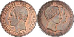 World Coins - Belgium, Leopold I, Module 10 Centimes, 1853, Copper,