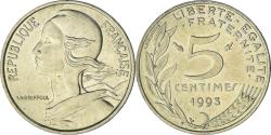 World Coins - Coin, France, Marianne, 5 Centimes, 1993, Paris, , Aluminum-Bronze