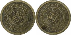 World Coins - France, Token, Troyes, Distributeurs automatiques, Brass,