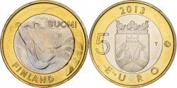 World Coins - Finland, 5 Euro, Imatra Dam, 2013, Vantaa, Bi-Metallic, , KM:195