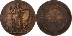 World Coins - France, Medal, Instruction Publique, Cours d'Adultes, Eure, 1912, Bronze