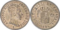 World Coins - Spain, Alfonso XIII, Centimo, 1906, Madrid, , Copper, KM:726