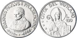 World Coins - Coin, VATICAN CITY, John Paul II, 100 Lire, 1990, FDC, , Stainless