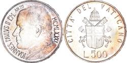 World Coins - Coin, VATICAN CITY, John Paul II, 500 Lire, 1981, Roma, , Silver, KM:160