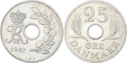 World Coins - Coin, Denmark, 25 Öre, 1967