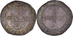 World Coins - Coin, France, Henri IV, 1/4 écu du Dauphiné, 1605, Grenoble,