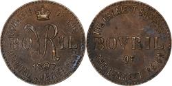 World Coins - United Kingdom, Token, Bovril, Queen Victorias Diamond jubilee, 1897, Copper