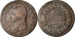 World Coins - Coin, France, Dupré, Decime, 1798, Lille, , Bronze, KM:644.11