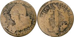 World Coins - France, Louis XVI, 3 Deniers françois, 1792, Limoges, Brass,