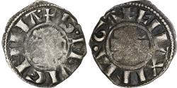 World Coins - Archbishopric of Vienne, Denier, ca. 1200-1250, Vienne, Billon,
