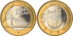 World Coins - Finland, 5 Euro, 2012, Vantaa, , Bi-Metallic, KM:192