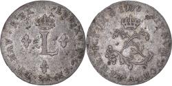 World Coins - Coin, France, Louis XV, Double sol (2 sous) en billon, 2 Sols, 1739, Paris