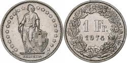 World Coins - Switzerland, Franc, 1974, Bern, Copper-nickel, , KM:24a.1