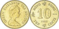 World Coins - Coin, Hong Kong, 10 Cents, 1983