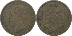 World Coins - Romania, Carol I, 5 Bani, 1883, Bucarest, Copper, , KM:19