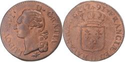 World Coins - Coin, France, Louis XVI, Sol, 1791, Lyon, , Copper, Gadoury:350