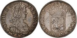 World Coins - France, Louis XIV, Écu de Béarn à la mèche longue, 1658, Morlaas, Silver