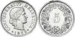 World Coins - Coin, Switzerland, 5 Rappen, 1969