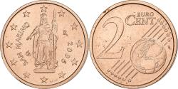 World Coins - San Marino, 2 Euro Cent, 2006, Rome, Copper Plated Steel, , KM:441
