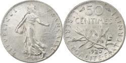 World Coins - France, 50 Centimes, Semeuse, 1920, Paris, Silver, , Gadoury:420