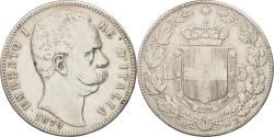 World Coins - Coin, Italy, Umberto I, 5 Lire, 1879, Rome, , Silver, KM:20