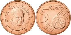 World Coins - VATICAN CITY, 5 Euro Cent, 2008, BU, , Copper Plated Steel, KM:377