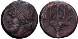 Ancient Coins - Sicily, Hieron II, Tetras, 240-215 BC, Syracuse, Bronze, , HGC:2-1550