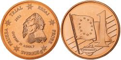 World Coins - Sweden, Euro Cent, Fantasy euro patterns, Essai-Trial, 2003, Copper Plated